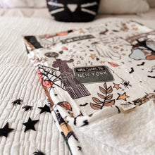 Load image into Gallery viewer, TAYLOWEEN {welcome to NY in the fall} • sherpa blanket