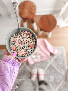LUCKY • pullover (women + kids) PINK (flash)