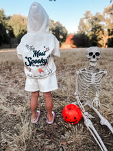 Load image into Gallery viewer, MOST SPOOKY • embroidered pullover hoodie (kids + youth)
