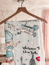 Load image into Gallery viewer, welcome to new york  • sherpa throw blanket (SALE)