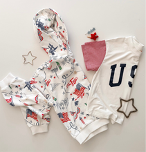 Load image into Gallery viewer, GINGHAM USA • women&#39;s tee (flash)