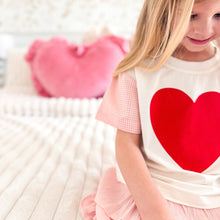 Load image into Gallery viewer, GINGHAM HEART • kids tee