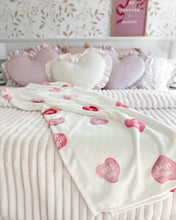 Load image into Gallery viewer, CONVERSATION HEARTS• blanket