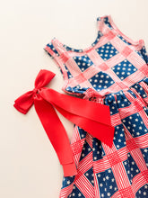 Load image into Gallery viewer, SATIN BOW (double layer) (blue or red)