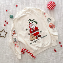 Load image into Gallery viewer, SANTA BELIEVE • embroidered hoodie (kids + youth)