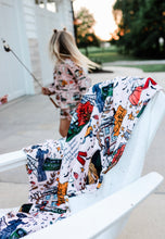 Load image into Gallery viewer, TAYLOWEEN {welcome to NY in the fall} • sherpa blanket