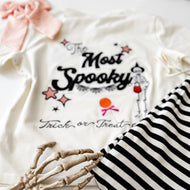 MOST SPOOKY • embroidered tee (kids + youth)