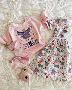 SHIMMER • pullover (kids) PINK
