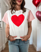 Load image into Gallery viewer, GINGHAM HEART • kids tee