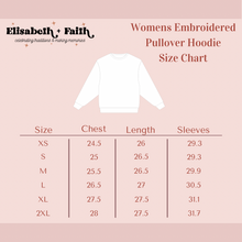 Load image into Gallery viewer, SANTA BELIEVE • embroidered pullover hoodie (women's)