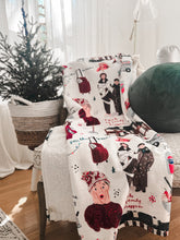 Load image into Gallery viewer, MISCHIEF • sherpa throw blanket by NYSHA LILLY