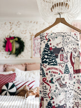 Load image into Gallery viewer, HOLLY &amp; RIBBON • sherpa blanket