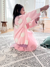 Load image into Gallery viewer, FUZZY HEARTS • oversized cardigan (women + kids)