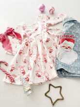 Load image into Gallery viewer, SEQUIN SANTA • kids denim jacket