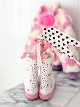 Load image into Gallery viewer, CONFETTI HEARTS • rain boots