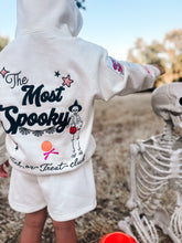 Load image into Gallery viewer, MOST SPOOKY • embroidered pullover hoodie (kids + youth)