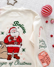 Load image into Gallery viewer, SANTA BELIEVE • embroidered mock neck (women's)