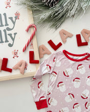 Load image into Gallery viewer, HEY SANTA • button down pj&#39;s (women) two-piece CREAM
