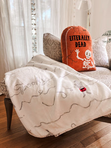 TRICK OR TREAT MUMMIES • sherpa blanket
