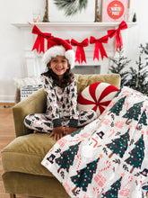 Load image into Gallery viewer, WINTER WONDERLAND • sherpa blanket
