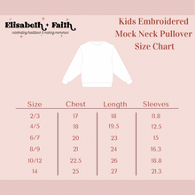 Load image into Gallery viewer, MILK &amp; COOKIE CO • embroidered mock neck (kids + youth)