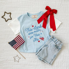 Load image into Gallery viewer, THIS LAND • color block tee (toddler/youth)