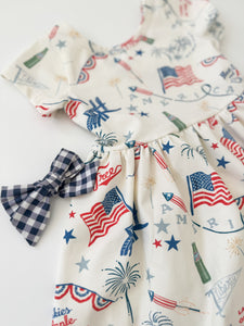 AMERICAN SUMMER • kids twirl dress (flash)