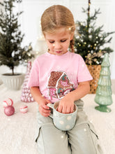 Load image into Gallery viewer, HOME FOR THE HOLIDAYS • pullover (kids)with gingerbread sleeve