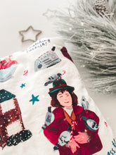 Load image into Gallery viewer, MISCHIEF • sherpa throw blanket by NYSHA LILLY