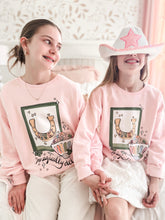 Load image into Gallery viewer, LUCKY • pullover (women + kids) PINK (flash)