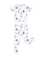 Load image into Gallery viewer, WESTERN• kids bamboo short sleeve pjs (two-piece) (SALE)
