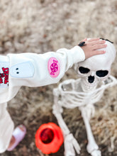 Load image into Gallery viewer, MOST SPOOKY • embroidered pullover hoodie (kids + youth)