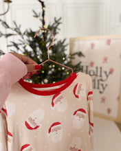 Load image into Gallery viewer, HEY SANTA • pajamas (baby, kids, youth) CREAM