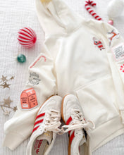 Load image into Gallery viewer, SANTA BELIEVE • embroidered pullover hoodie (women's)