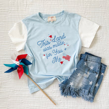Load image into Gallery viewer, THIS LAND • color block tee (women)