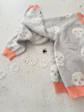 Load image into Gallery viewer, FRIENDLY SKULLS • oversized cardigan (women + kids) FLASH