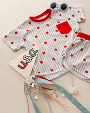 Load image into Gallery viewer, ALL AMERICAN • kids shorts set
