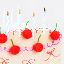 Load image into Gallery viewer, Cherry Cake Birthday Card by Meri Meri