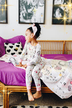 Load image into Gallery viewer, LOVER • bamboo kids long sleeve pjs (two-piece) EXTRAS LISTED