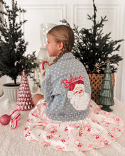 Load image into Gallery viewer, SEQUIN SANTA • kids denim jacket