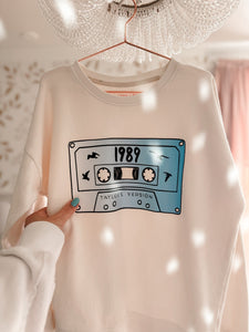 1989 CASSETTE • pullover (women + kids) (SALE)