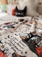 Load image into Gallery viewer, TAYLOWEEN {welcome to NY in the fall} • sherpa blanket