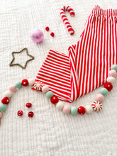 Load image into Gallery viewer, Candy Cane lounge pants (women + kids)