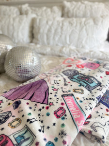 SWIFTIE MAGIC • sherpa throw blanket