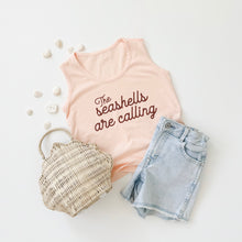 Load image into Gallery viewer, SEASHELLS ARE CALLING • tanks (babies + kids)