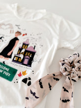 Load image into Gallery viewer, HOUSE IS HAUNTED• heavyweight tee (women + kids)