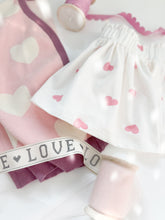 Load image into Gallery viewer, FUZZY HEARTS • oversized cardigan (women + kids)