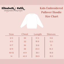 Load image into Gallery viewer, MOST SPOOKY • embroidered pullover hoodie (kids + youth)