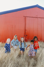 Load image into Gallery viewer, NAVY STARS • kids shorts set