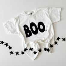 Load image into Gallery viewer, RETRO BOO • heavyweight tee (women + kids)